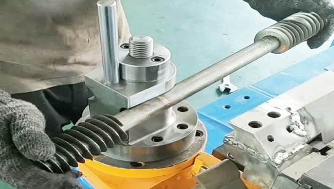 Fin tube bending