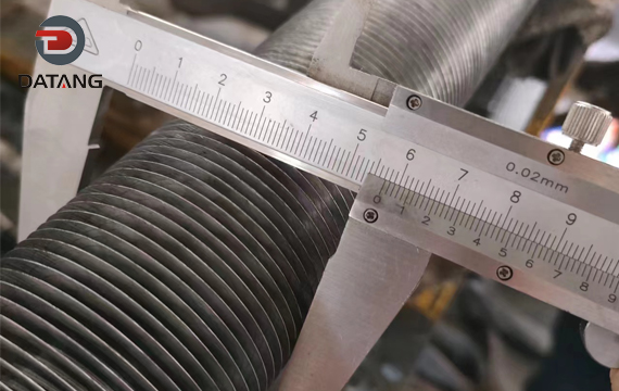 G type embedded fin tube Fin outer diameter detection