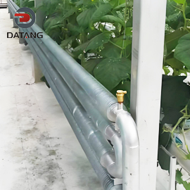 Galvanized finned tube for flower greenhouse