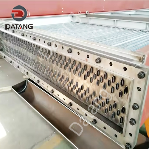 Hot dipped galvanized oval fin tubes for industrial drying heat exchangers