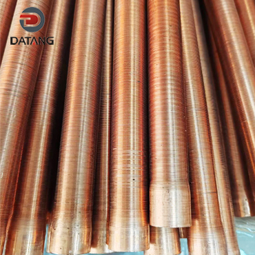 Inner grooved low fin tube for evaporator