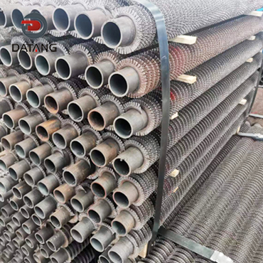 Spiral welded serrated fin tubes for the baking industry