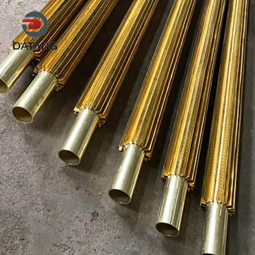 Welded Longitudinal U Finned Tube Copper Tube Copper Fins