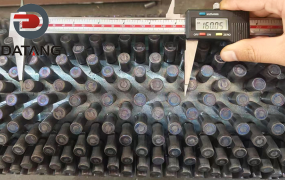 Studded Tubes Nail Head Spacing Detection