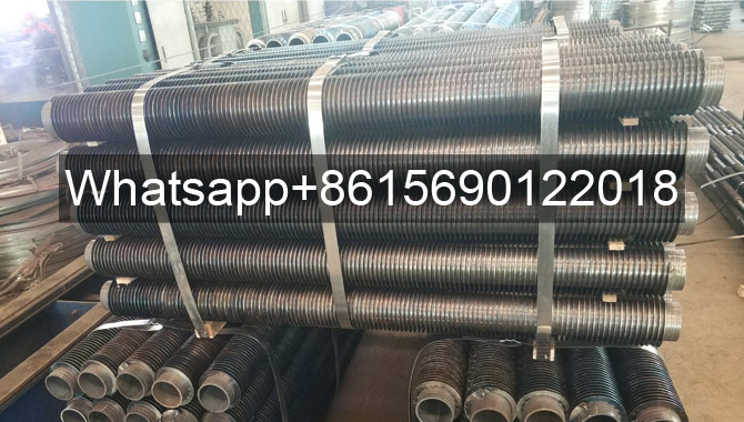 High-Frequency Welded Finned Tubes Welded Solid Spiral Helical Fin Tube