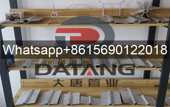Star Fin Heat Pipe Star Aluminium Fin Tube Star-shaped Extruded Finned Tubes Mill Finished Aluminium Extrusion Profiles