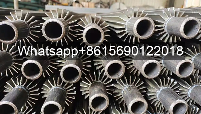 Welded Longitudinal Brown Finned Tubes Heat Exchanger