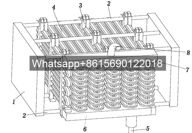 Cast Iron Gilled Tube Economizer Drawing