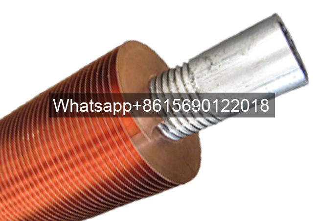 Embedded Fin Tube G-fin Stainless Steel Tube Copper Fins