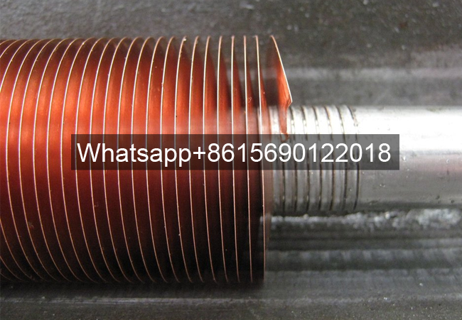 Embedded G Type Finned Tube Stainless Steel Tube Copper Fins