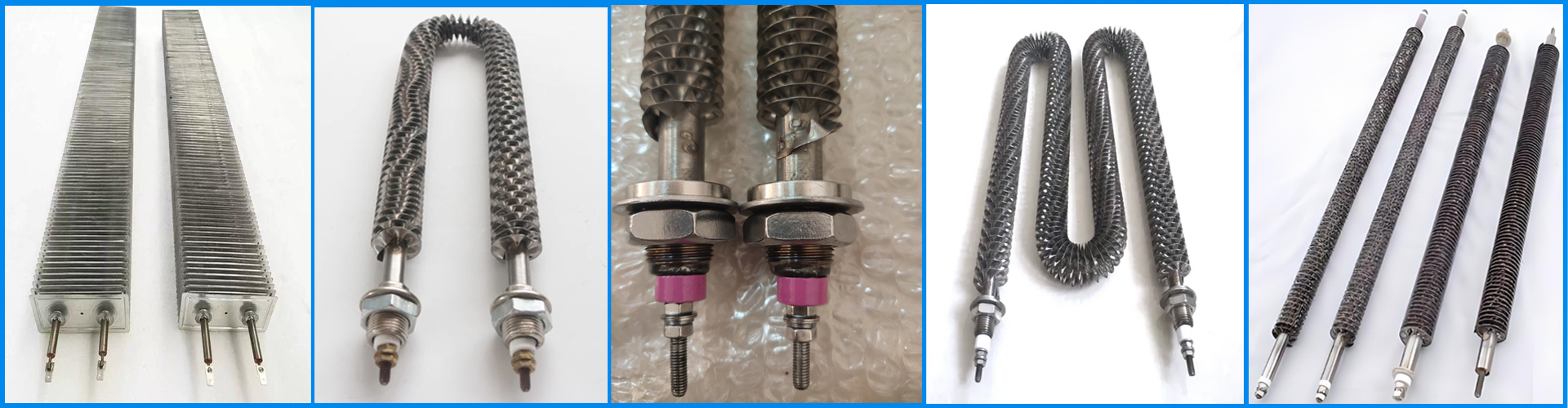 Finned Tubular Heaters Electric Heat Tube Elements