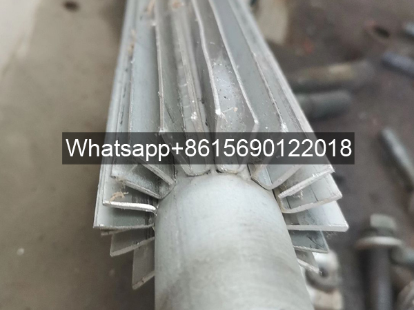 Longitudinal Finned Tube Alloy Steel Tube Alloy Fins