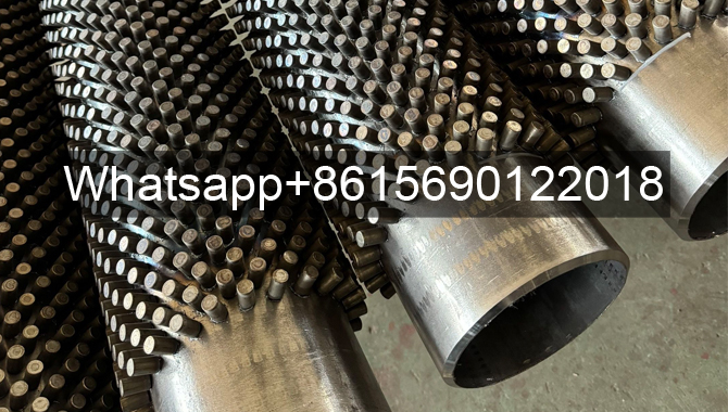 Petroleum Cracking Studded Tubes Welded Stud Finned Tube