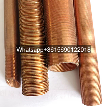 15mm Finned Copper Pipe Cooling Fins for Copper Tubing