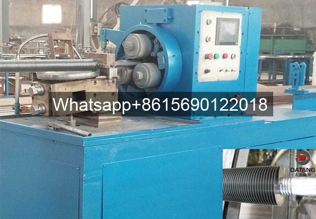 Embedded G fin tube machine