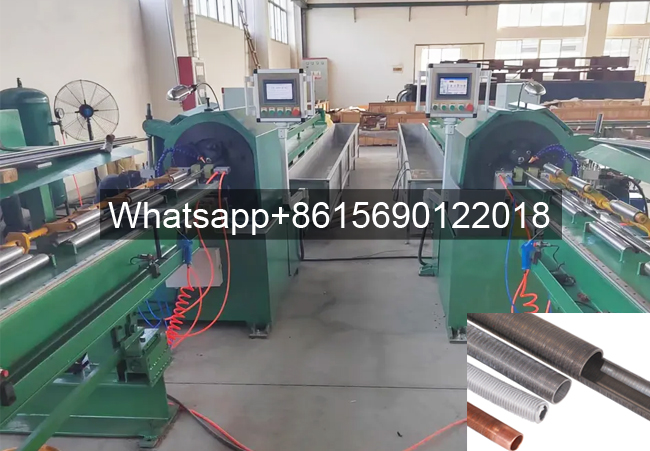 Low Fin Tube Machine-Finned Tube Machine-Copper Fin Tube Heat Exchanger Making Machine