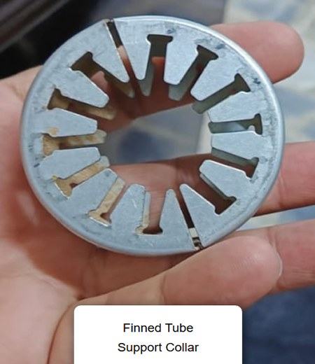 Rectangular Finned Tube Supports - Finned Pipe Supports-Pipe Hoop for Fin Tube-Finned Tube Support Collar