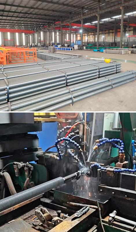 Fin tube production at Datang factory About Cangzhou Datang Steel Pipe Company