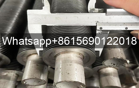 Measurement of the fins outer diameter of stainless steel laser welded finned tube