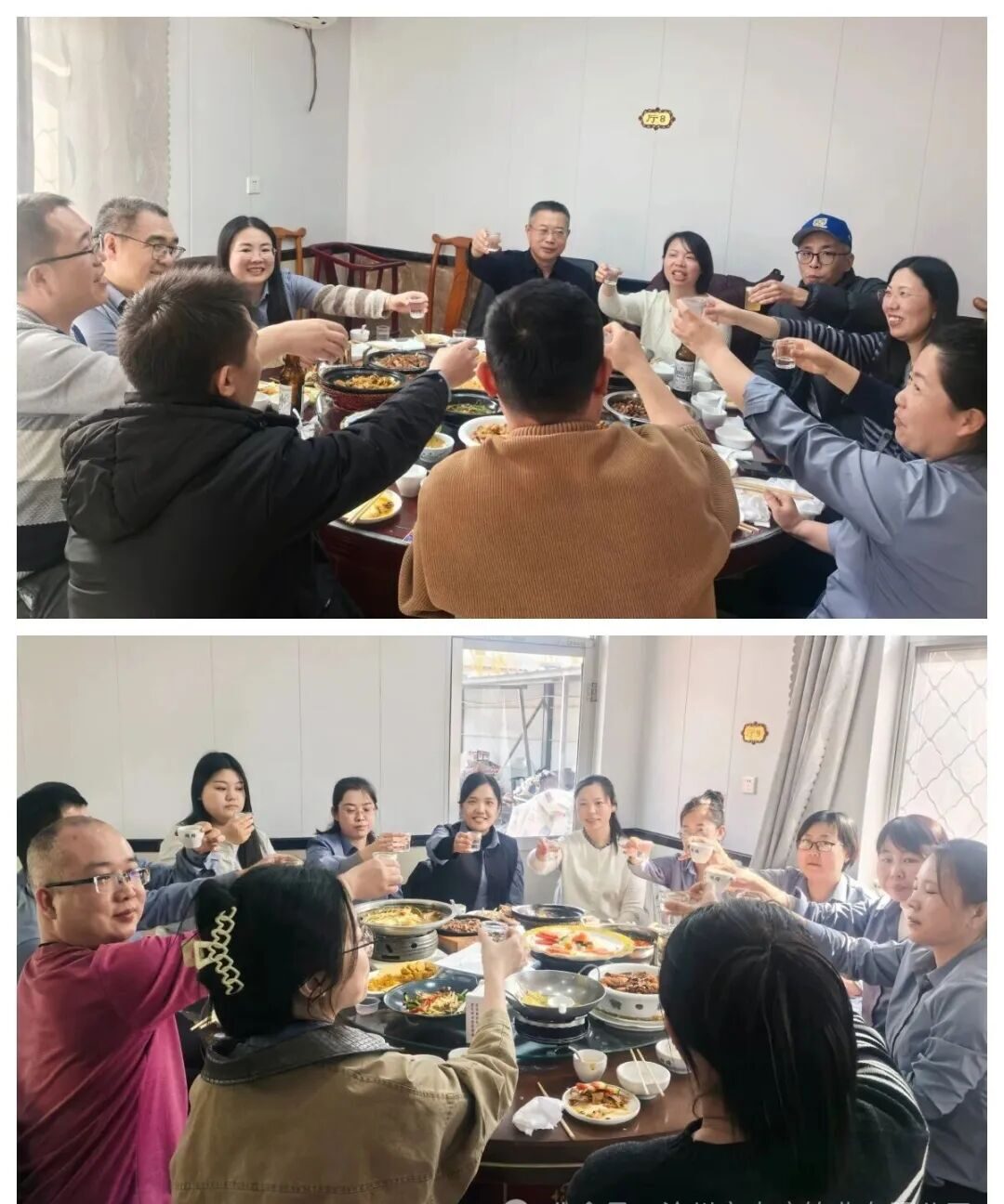 The Datang team shared a lunch