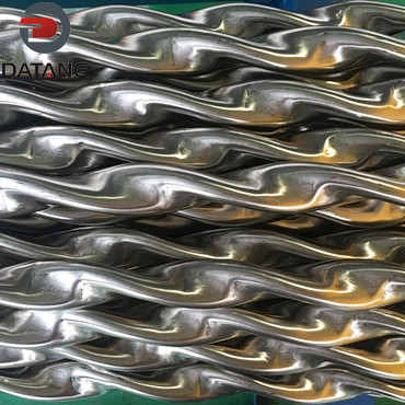 Duplex Stainless Steel Spiral Flat Tube Heat Exchanger