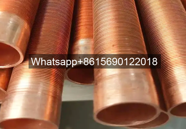 Notched Finned Tube Extruded Copper Integral Low Fin Tubes