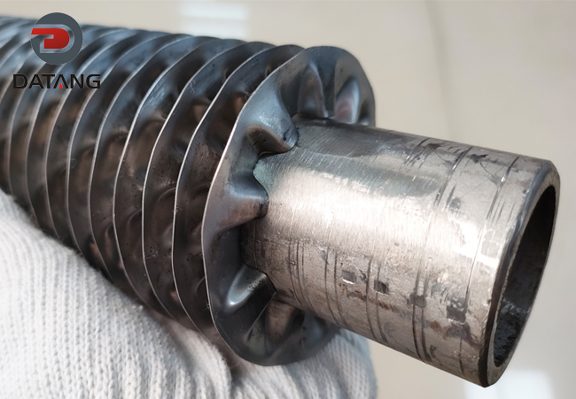 Continuous spiral crimped fin tube Stainless Steel Crimped Finned Tube-Datang Finned Tube