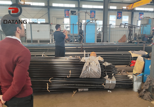 High-Frequency Spiral Welded Finned Tube for Brazilian Client High-Frequency Spiral Welded Finned Tube for Brazilian Client