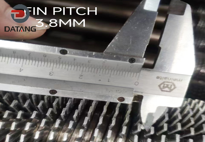 Datang Finned Tube serrated finned tube inspection 3.8mm fin pitch-China Fin Tube Factory Datang