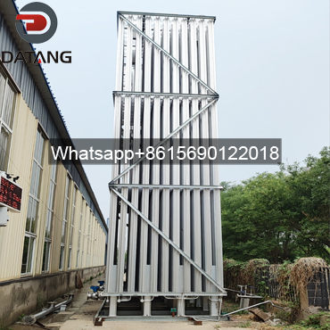 Heavy-duty ambient air vaporizer manufactured by Datang Finned Tube for industrial gas regasification