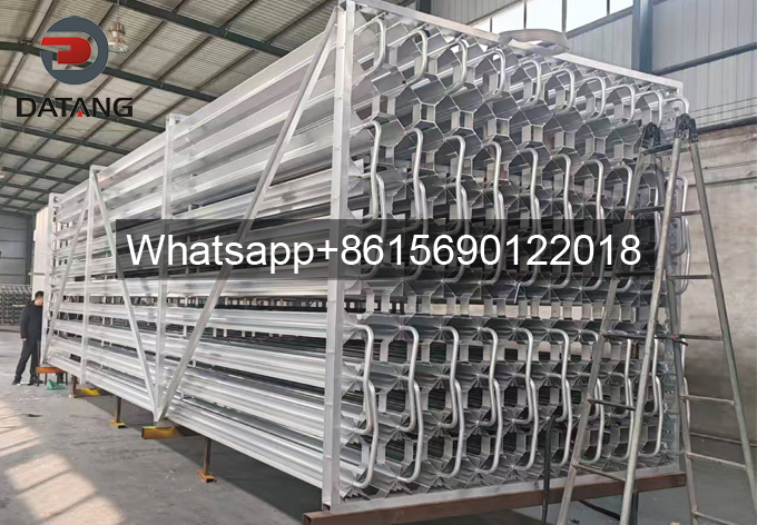 High-quality ambient air vaporizer finished product for Vietnam LPG gas station by Datang Finned Tube High-efficiency ambient air vaporizer for LPG station by Datang Finned Tube