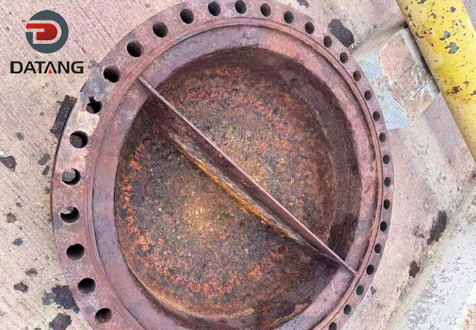 Kazakhstan Petrochemical Project Shell-and-Tube Heat Exchanger Tubesheet — Pre-Replacement