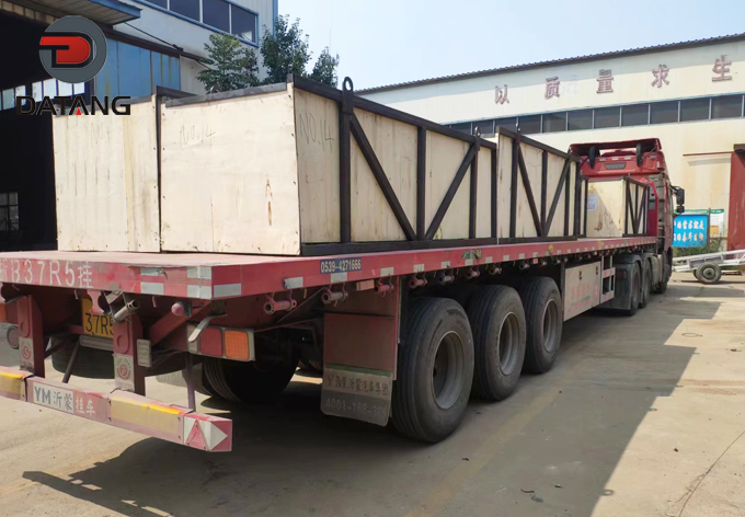 Serrated fin tube bulk loading and packaging for Turkey project