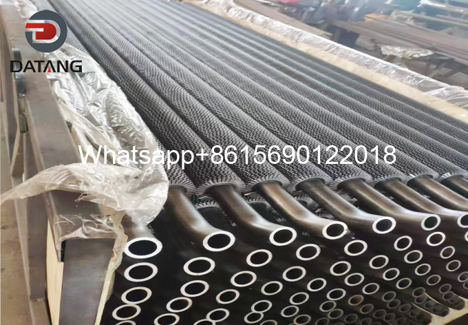 Serrated finned tubes packing for Turkey client Datang Finned Tube