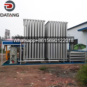 Steam heated water bath vaporizer engineered by Datang Finned Tube
