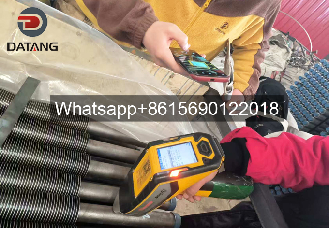 High-Frequency Welded Spiral Finned Tubes Base Tube P11 Fins 409