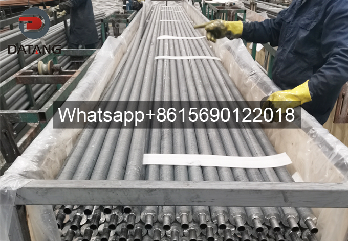 Internal steel frame protection inside wooden boxes for Datang extruded aluminum fin tubes Internal steel frame protection inside wooden boxes for Datang extruded aluminum fin tubes