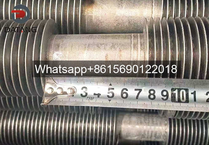 Testing high frequency resistance welded spiral finned tubes with length