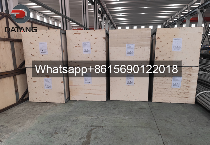 Heavy-duty steel-framed wooden crates packing for extruded fin tubes shipment to Turkey Heavy-duty steel-framed wooden crates packing for extruded fin tubes shipment to Turkey