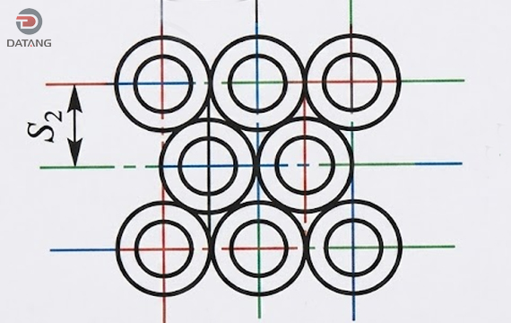 Finned Tube Bundles Staggered Arrangement