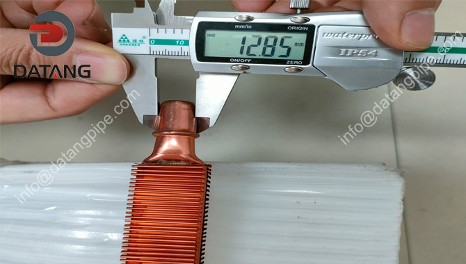 Flat Copper Finned Tubes Strict Quality Control