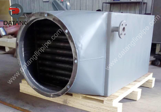 Spiral fins economiser used in thermal power plant