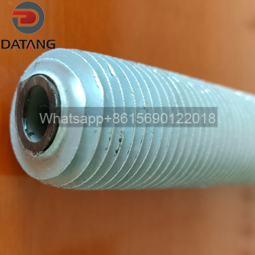 ASTM A213 T11 extruded bimetallic finned tubes for air cooled heat exchangers