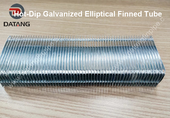 Elliptical Oval Fin Tube with Rectangular Fins