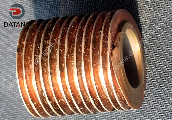Extruded Copper Fin Tube-Bi-Metal Extruded High Finned Tube