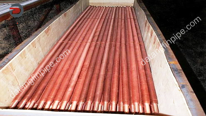 Extruded Copper Finned Tubes Package