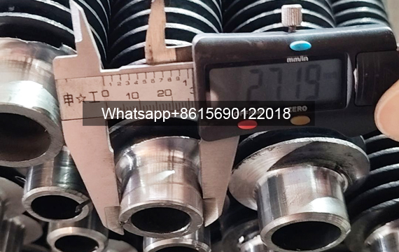Integral Spiral Finned Tubes Outer diameter measurement
