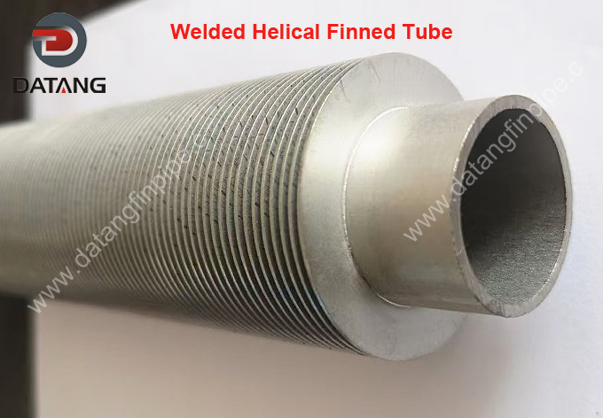 Welded Helical Finned Tube high-efficiency heat exchanger component
