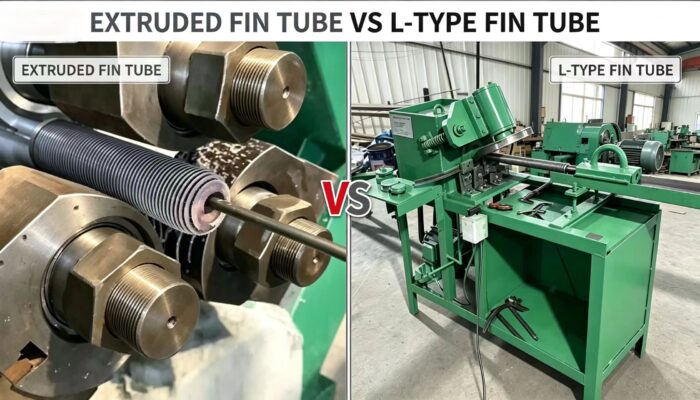 Comparison of Manufacturing Processes Extruded vs. L-Footed Finned Tubes