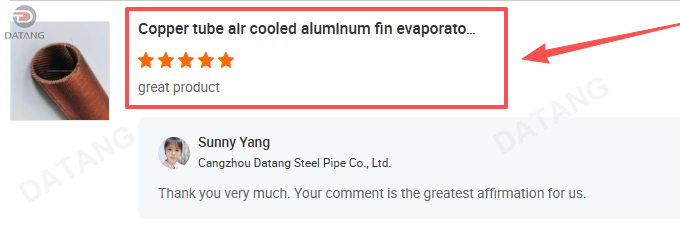 Customer feedback copper tube low fins
